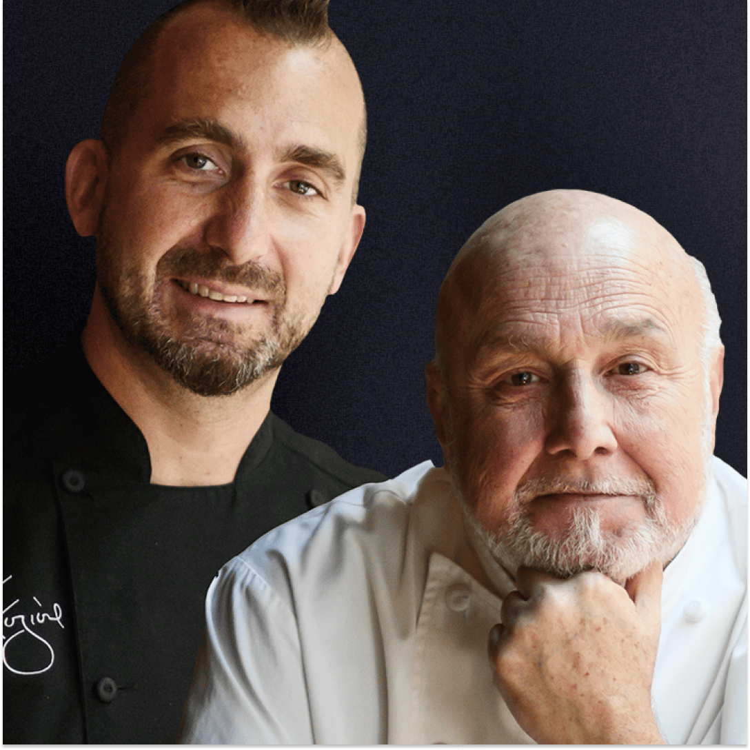 Chef Larry and Marc Forgione