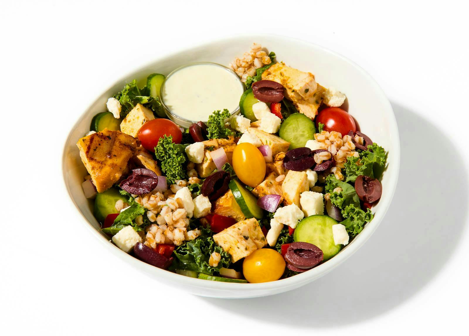 Greek-Chicken Power Bowl