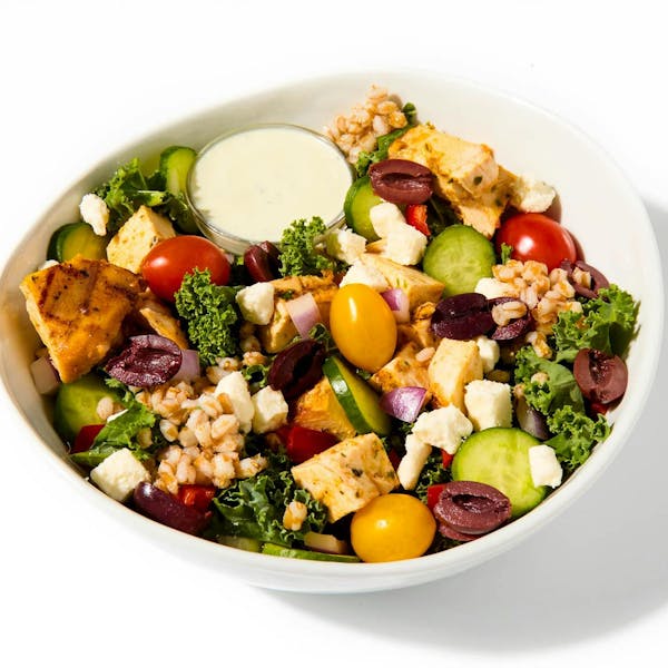 Greek-Chicken Power Bowl
