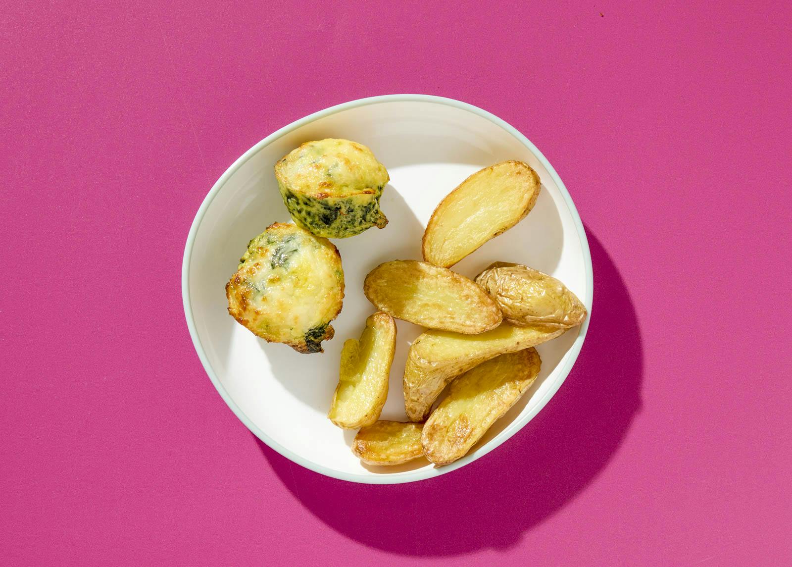 Spinach -Cheddar Egg Souffle