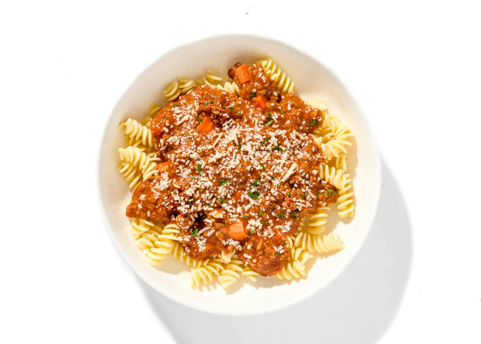 Fussilli al la Bolognese