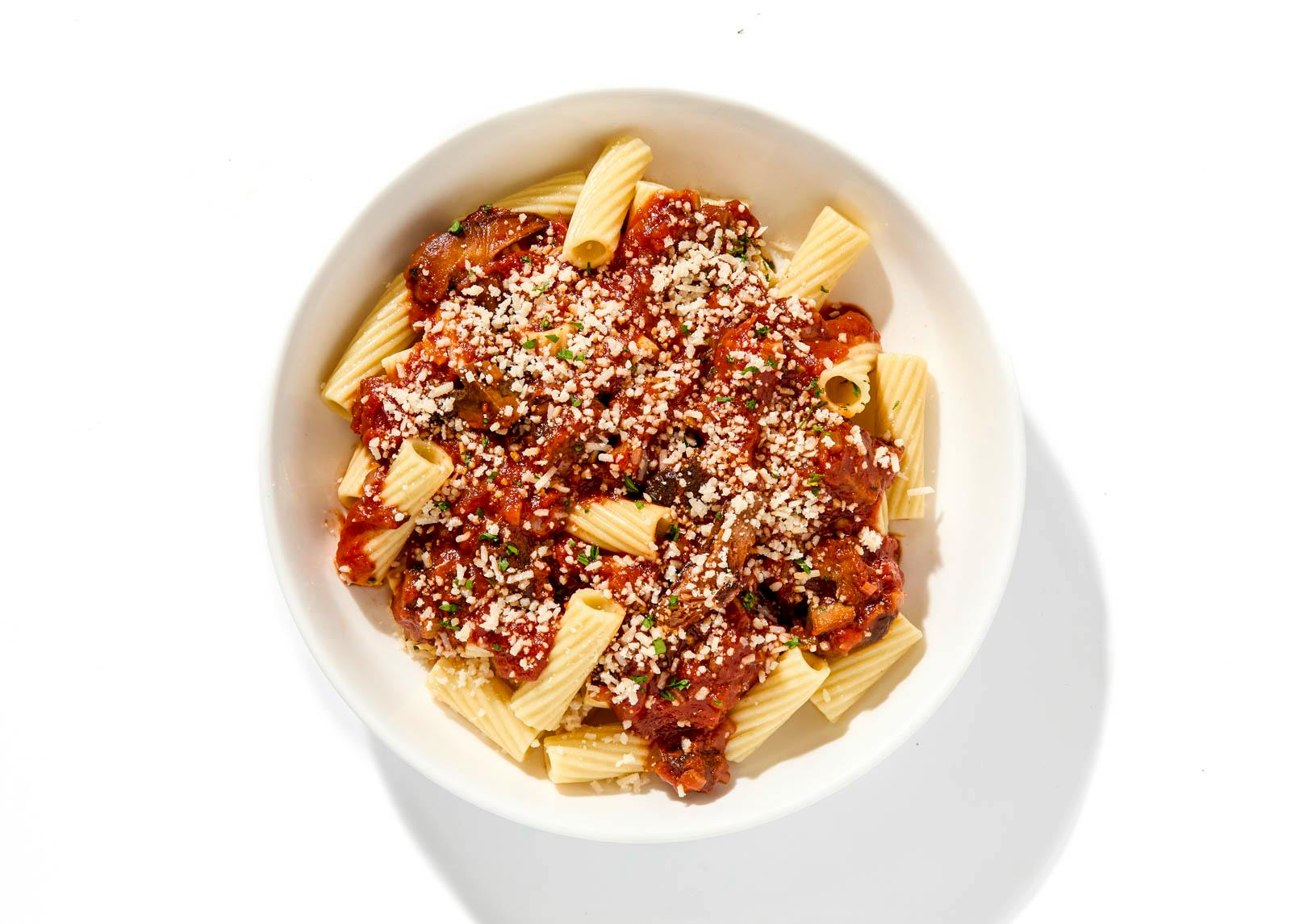 Rigatoni in Tomato-Butter Sauce