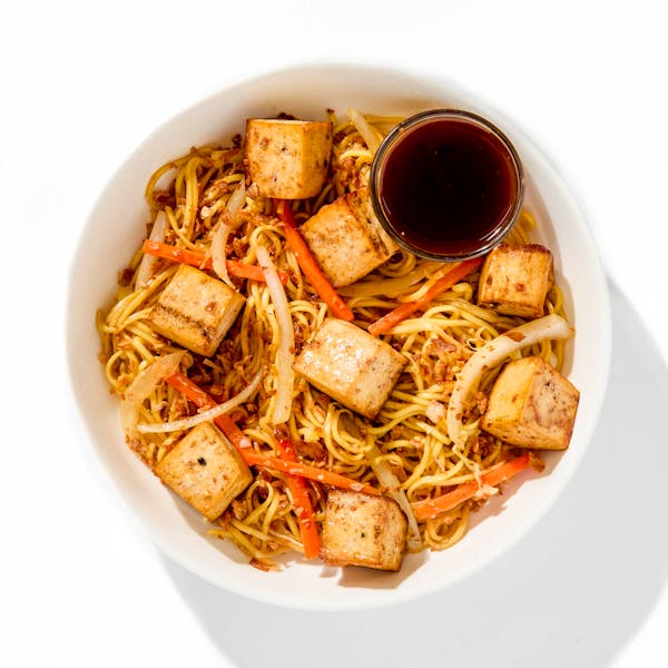 Five-Spice Tofu Chow Mein