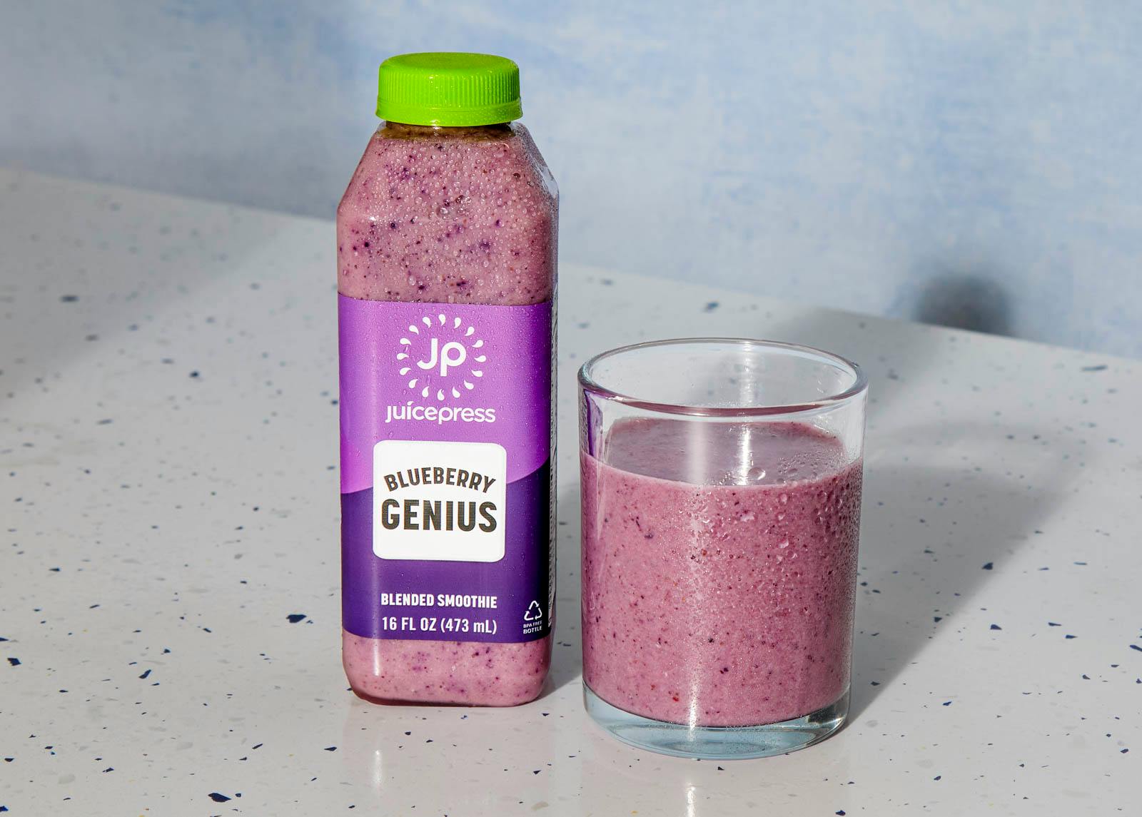 Blueberry Genius Protein Smoothie