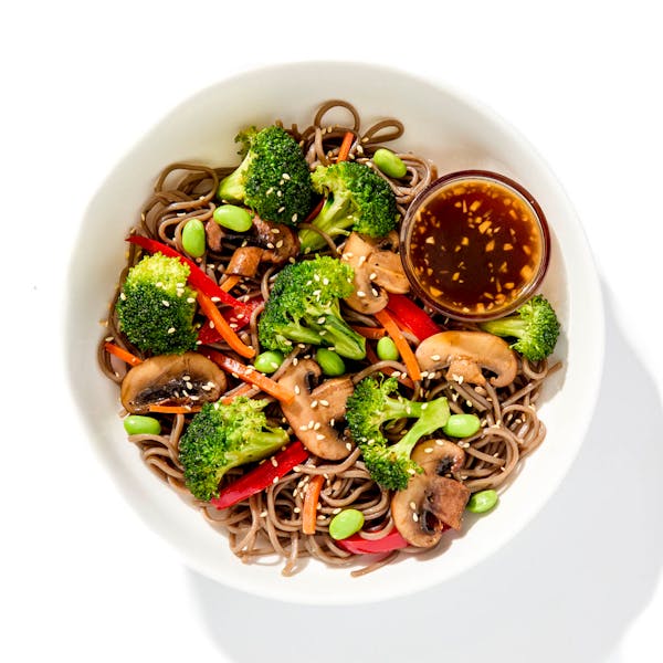 Sesame-Garlic Noodle Bowl