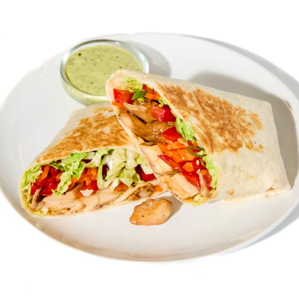 Soy-Glazed Chicken Wrap