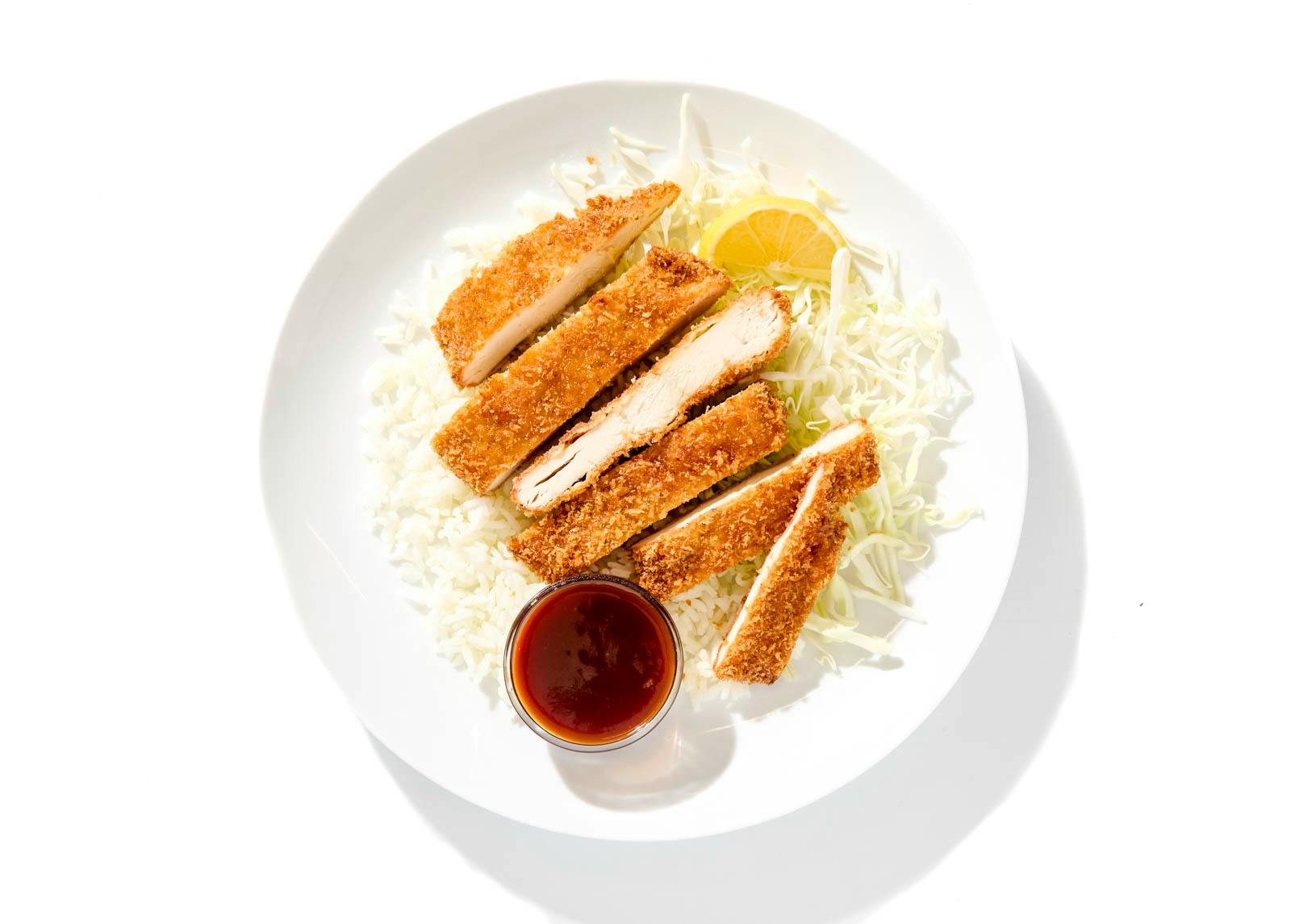 Chicken Katsu with Shredded Cabbage