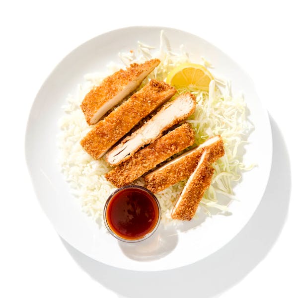 Chicken Katsu with Shredded Cabbage