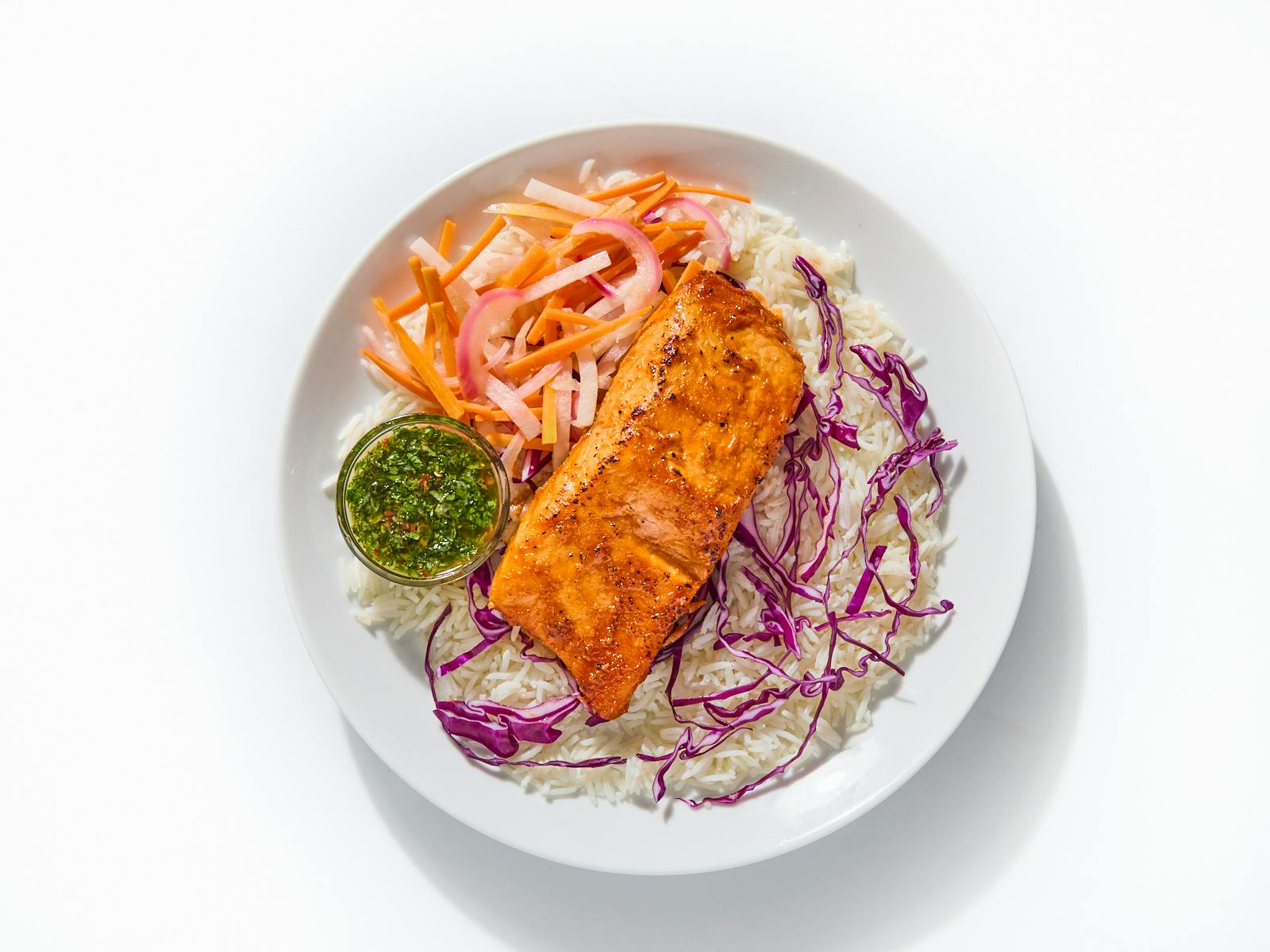 Miso-Gochujang Glazed Salmon