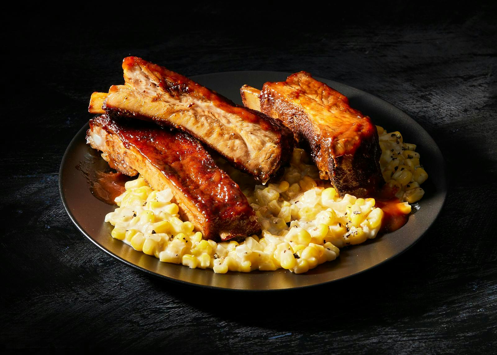 Grilled BBQ Spare Pork Ribs
