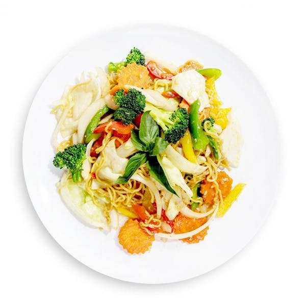 Thai Drunken Noodles with Mixed Veggies