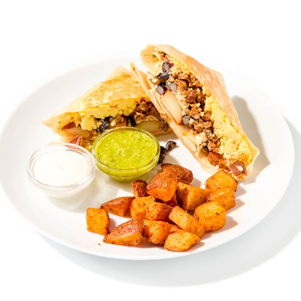 Breakfast Mission-Style Chorizo & Egg Burrito