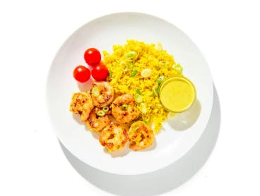 Candlenut and lime grilled shrimp
