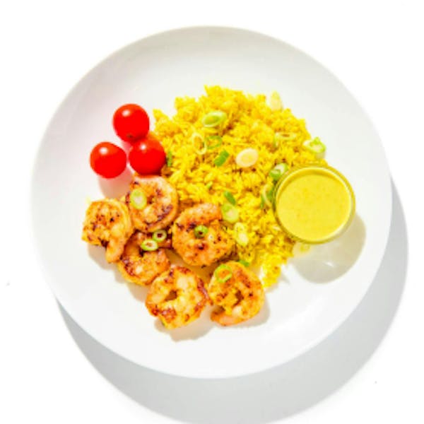 Candlenut and lime grilled shrimp
