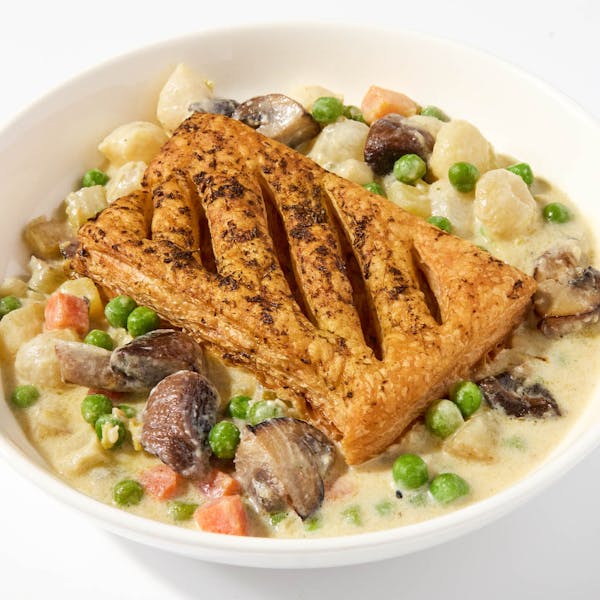 Creamy Leek & Mushroom Pot Pie