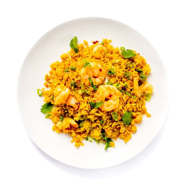 Laksa Fried Rice & Marinated Shrimp