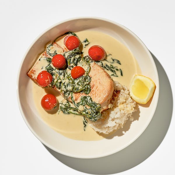 Chicken Breast with Spinach Cream Sauce