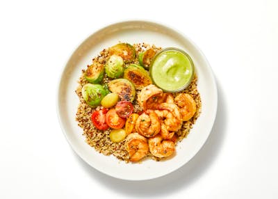 Seared Shrimp & Quinoa Bowl