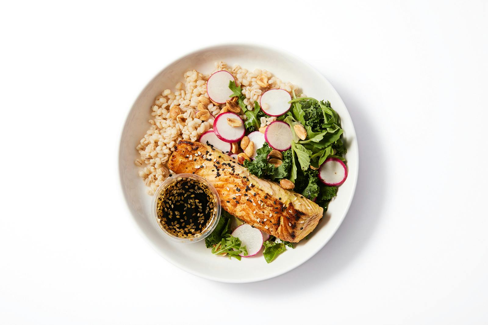 Dilled Salmon & Barley Bowl