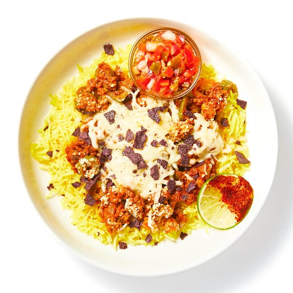 Cheesy Beef Picadillo