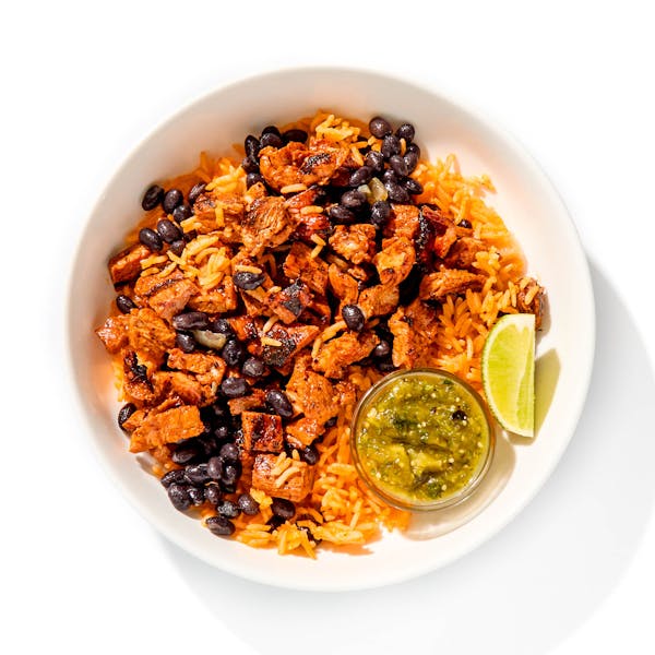 Al Pastor Pork Burrito Bowl