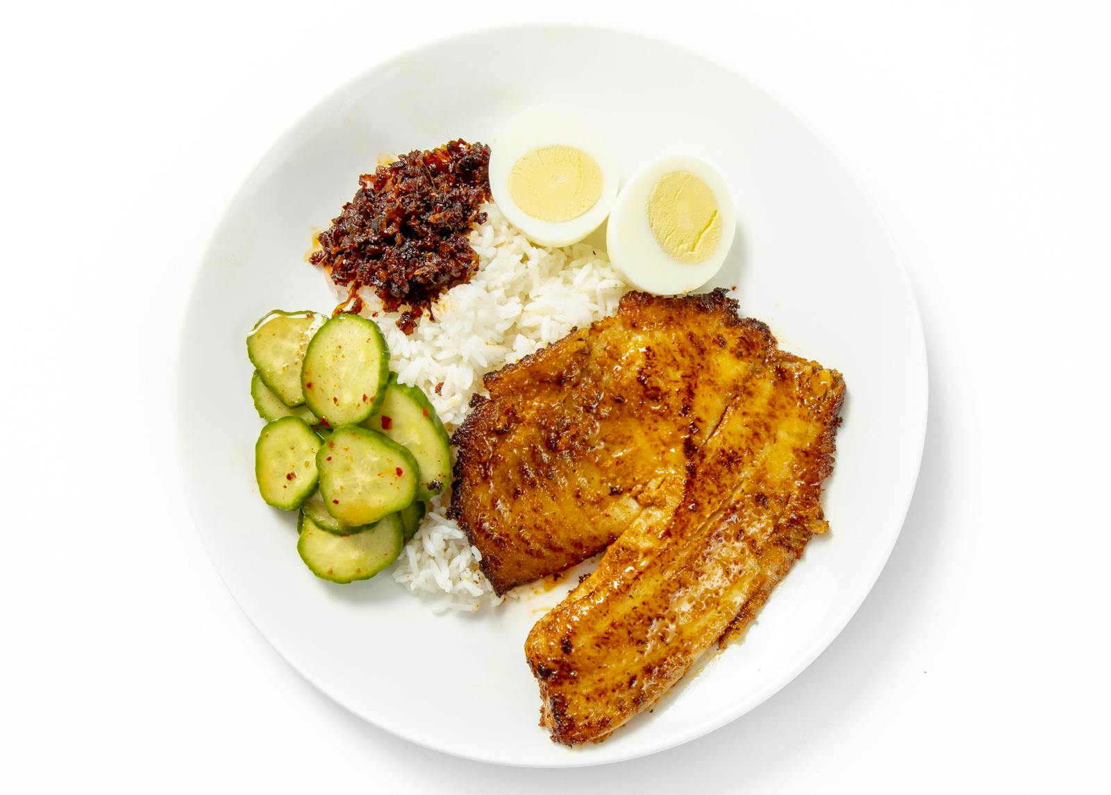 Malaysian Nasi Lemak Fish