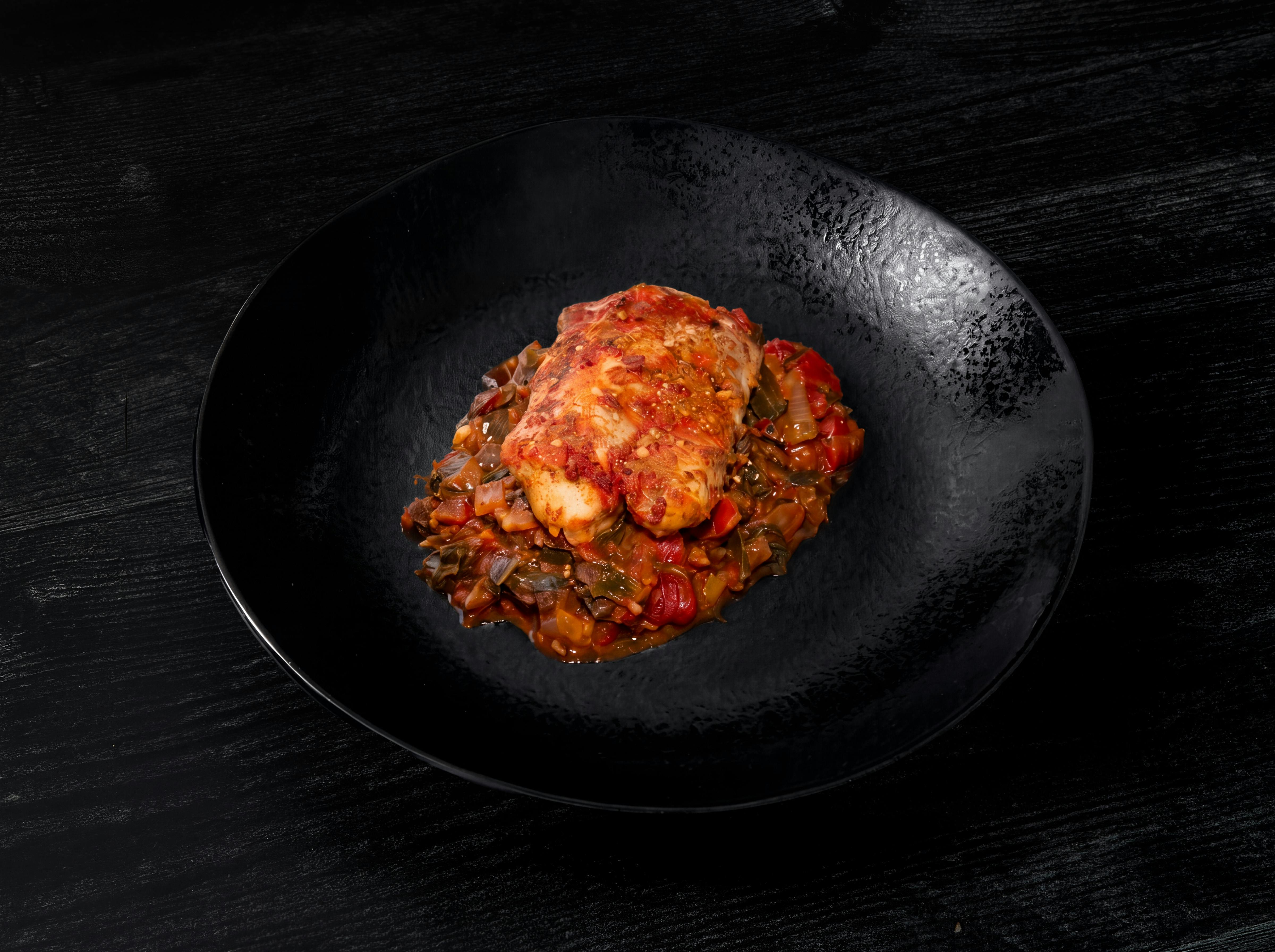 Jamaican Spiced Cod and Hearty Greens