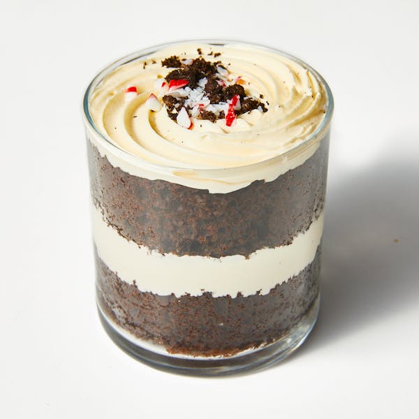 Mint Chocolate Cake Jar