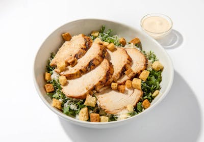 Grilled Chicken Kale Caesar