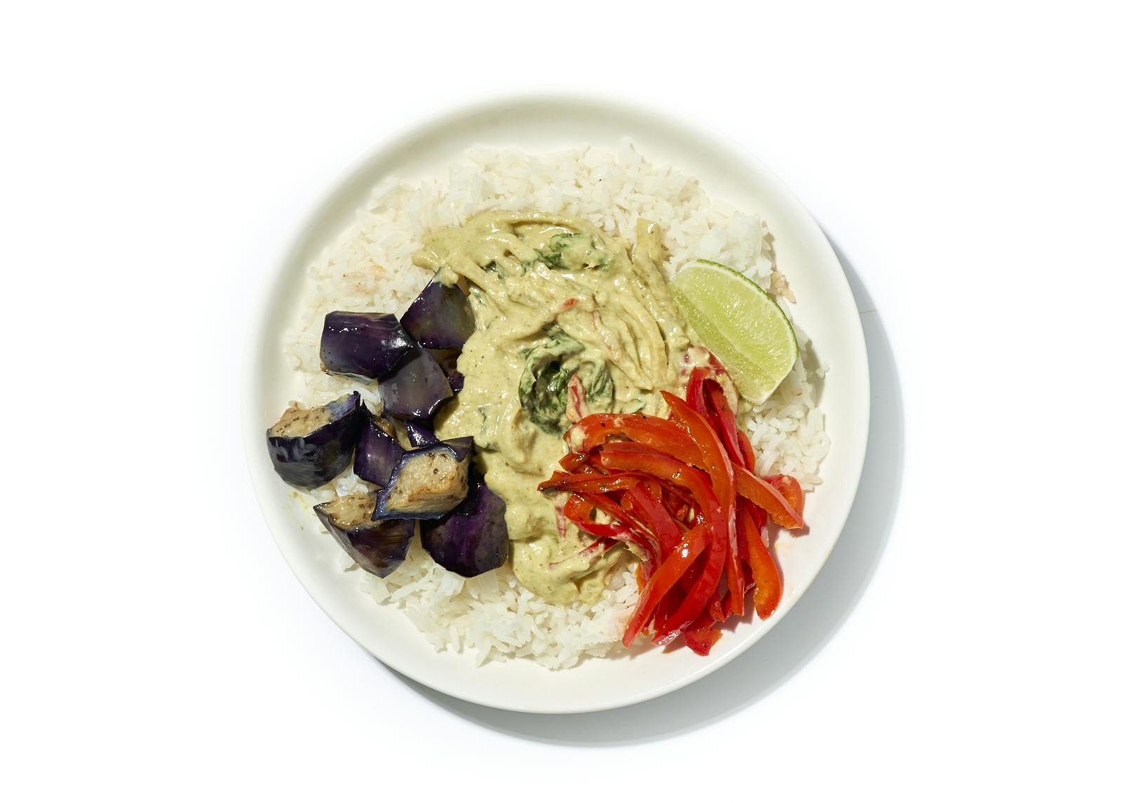 Thai Green Curry with Eggplant