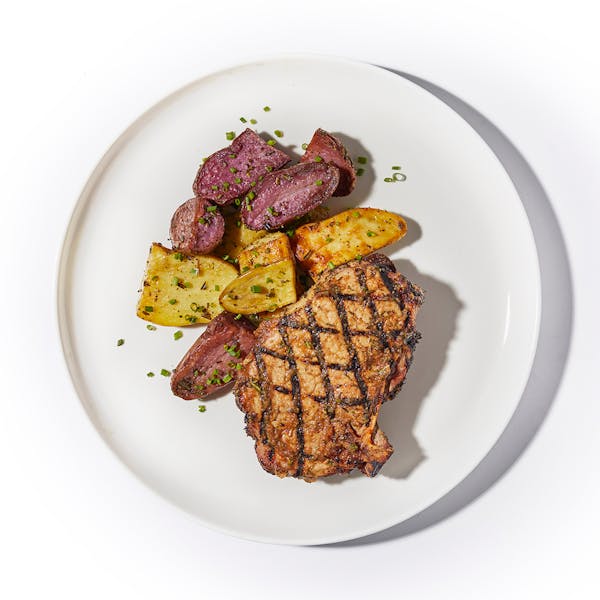 Roasted Bone-In Pork Chop