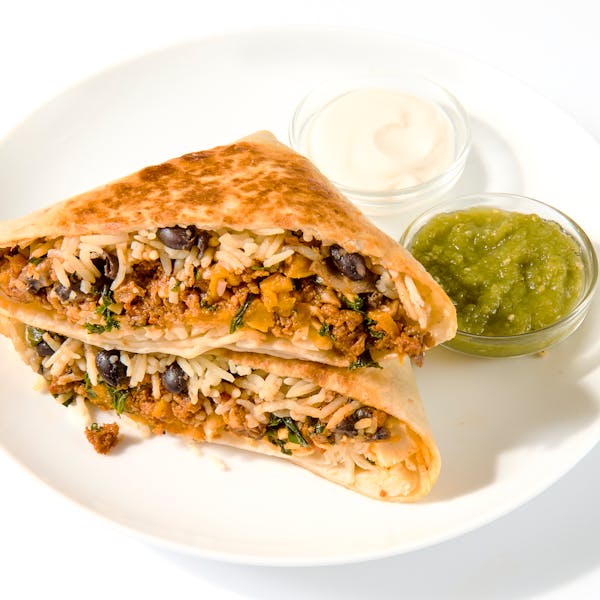 Mission-Style Soyrizo Burrito