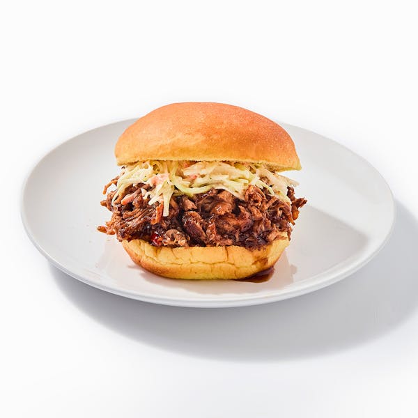Pulled Pork Barbecue Sandwich