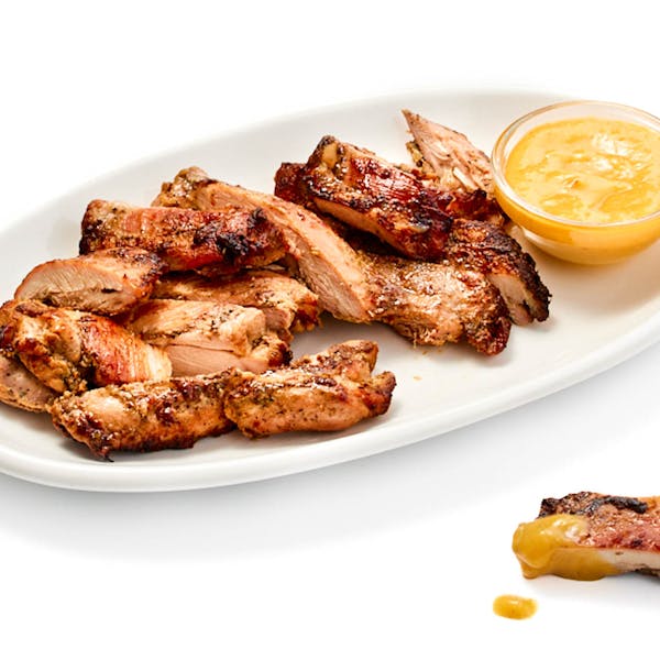 Caribbean Jerk Chicken with spicy mango sauce