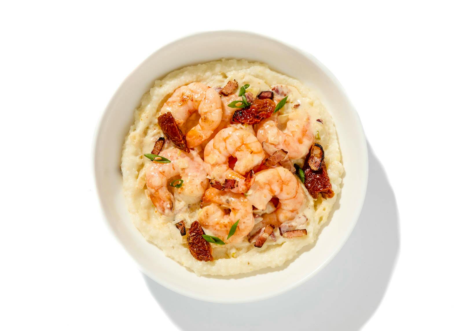 Shrimp & Creamy White Wine Sauce