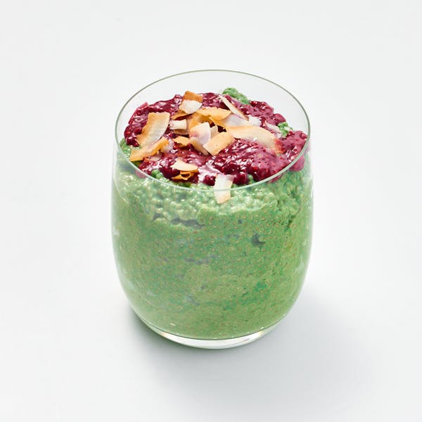 Coconut Matcha Chia Pudding