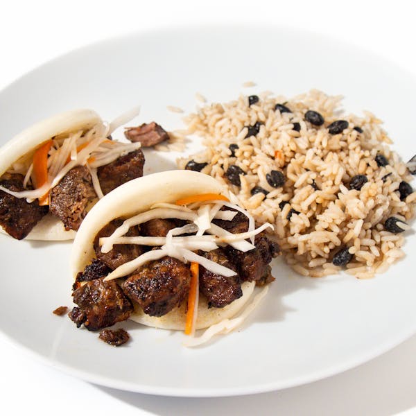 Haitian Roasted Pork Bao Buns
