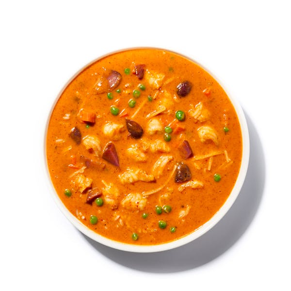 Spicy Peruvian Shrimp Chowder