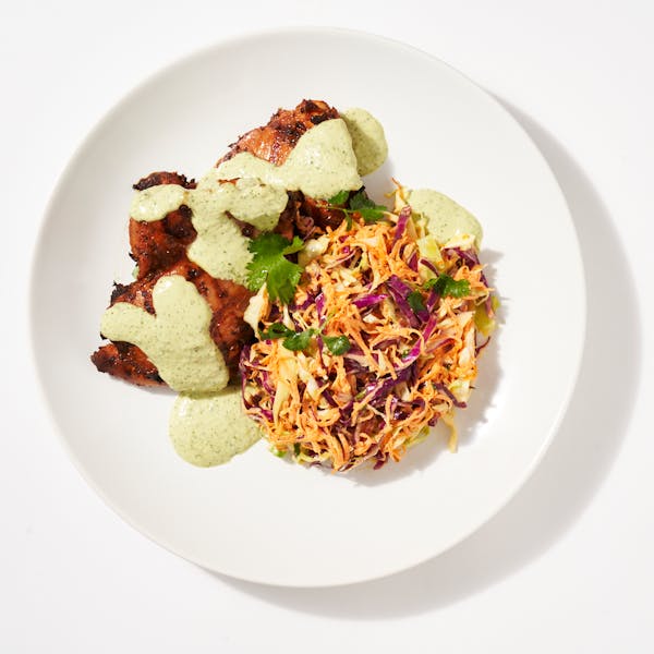 Peruvian Chicken with Aji Verde