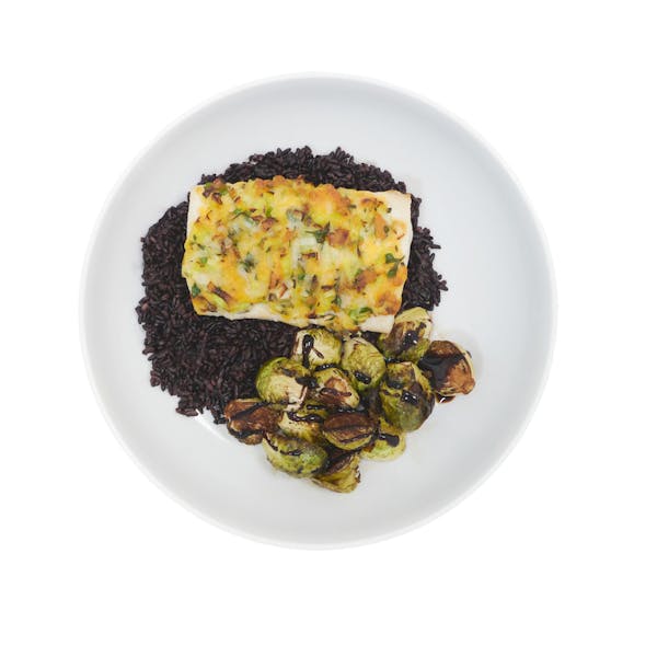 Cheddar-Crusted Mahi Mahi