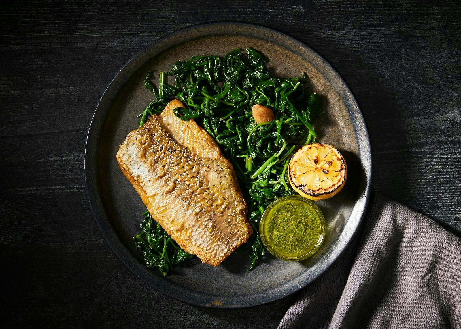 Barramundi with Salsa Verde