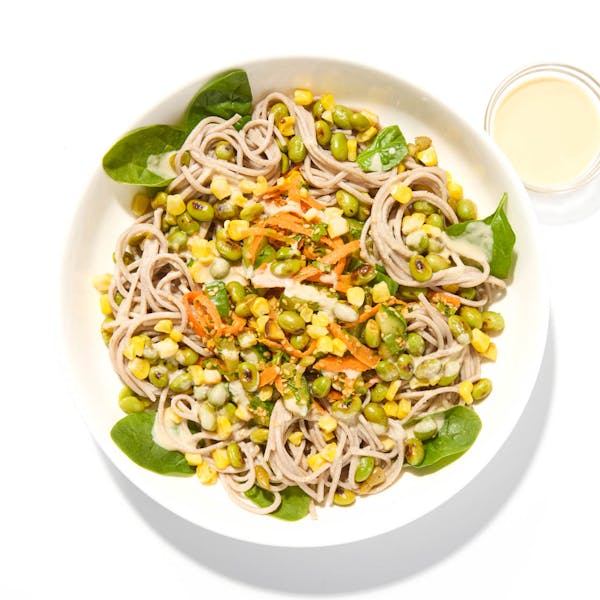 Creamy Miso-Tahini Cold Soba Noodle Bowl