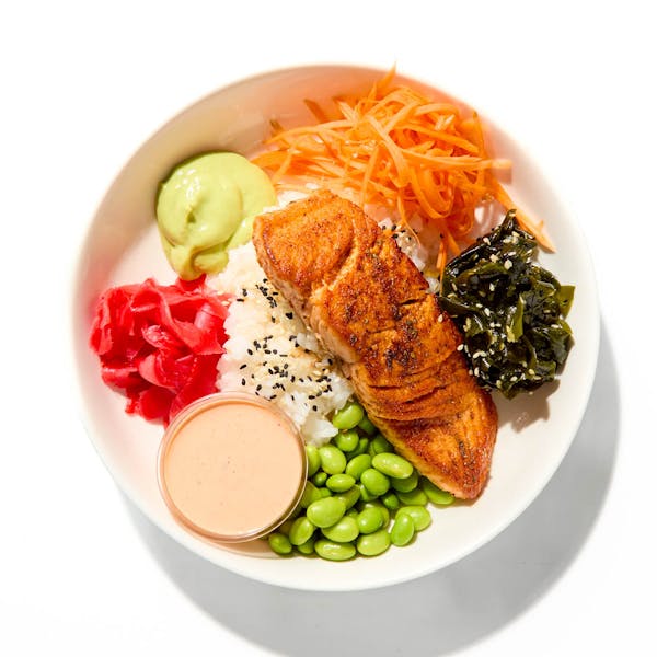 Japanese Salmon Poke Bowl