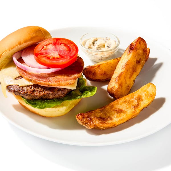 Pancetta & Swiss Cheeseburger