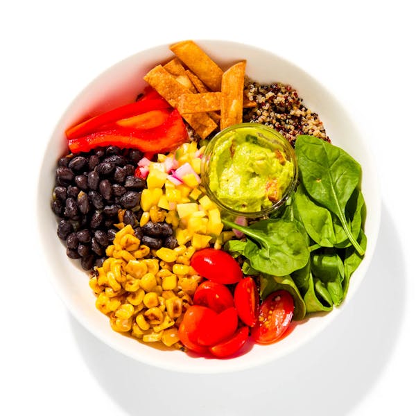 Taco Bowl with Black Beans and Quinoa
