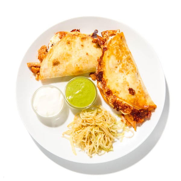 Spicy Chicken Tinga Quesadilla