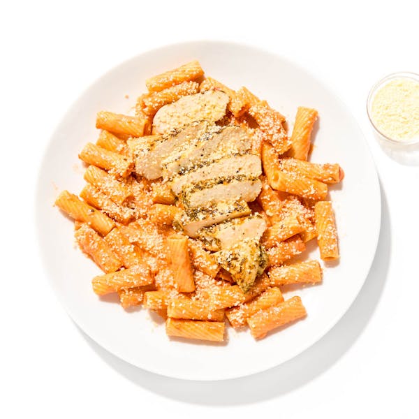 Rigatoni alla Vodka & Grilled Chicken