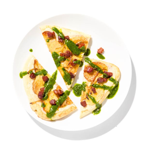 Bacon & Caramelized Onion Na'an