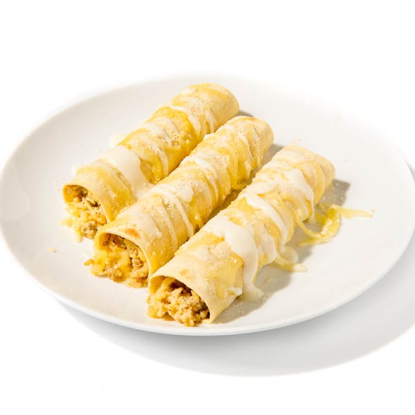 Cannelloni Pollo e Salsiccia (with Chicken & Sausage)