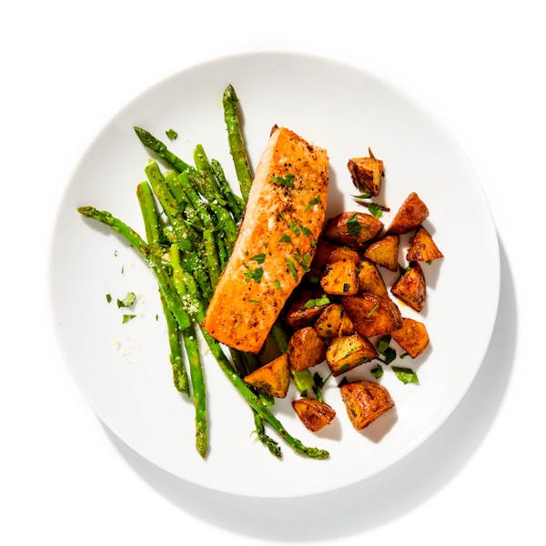 Salmon Garlic Parmesan